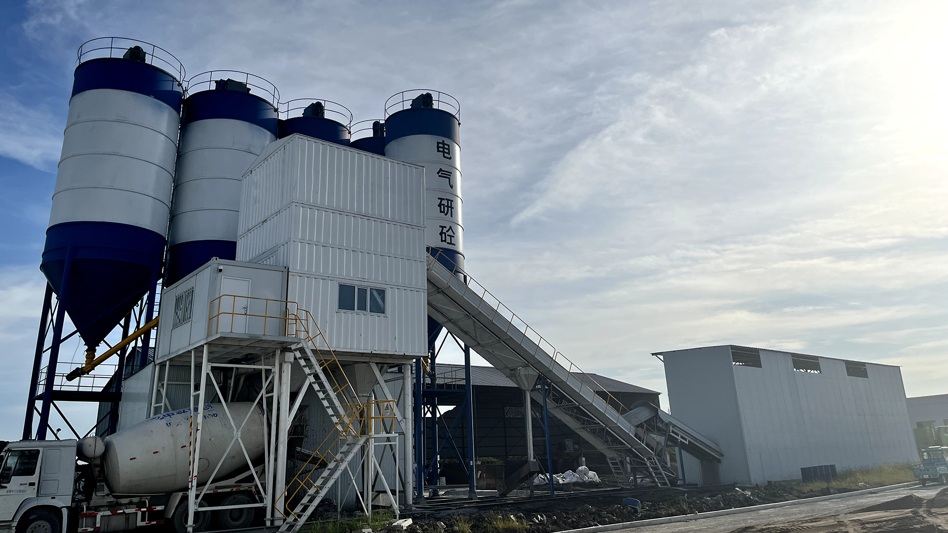 濕粉混合輸送系統